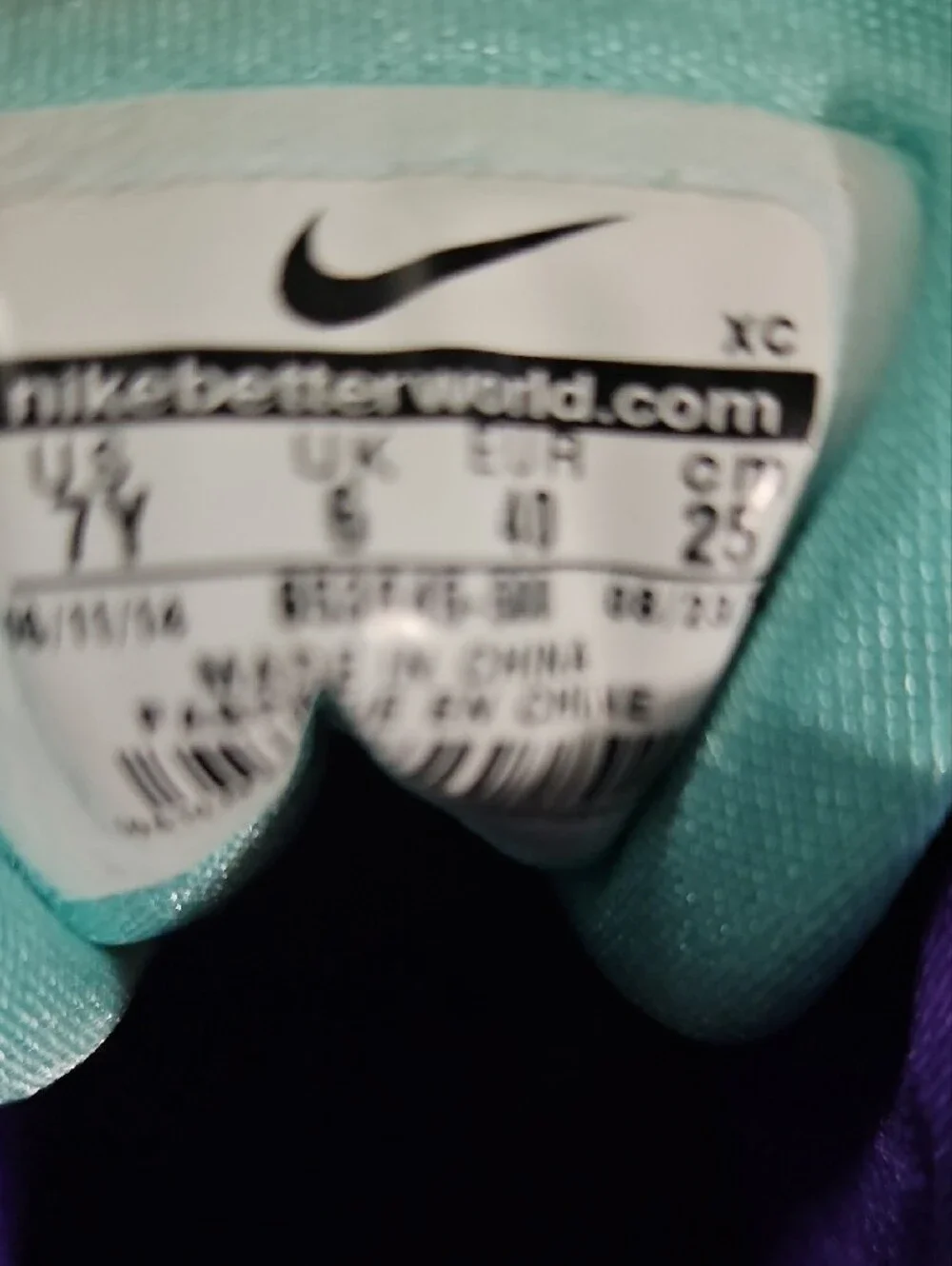 Nike Lebron Purple and Black ZOOM High-Top Sneakers